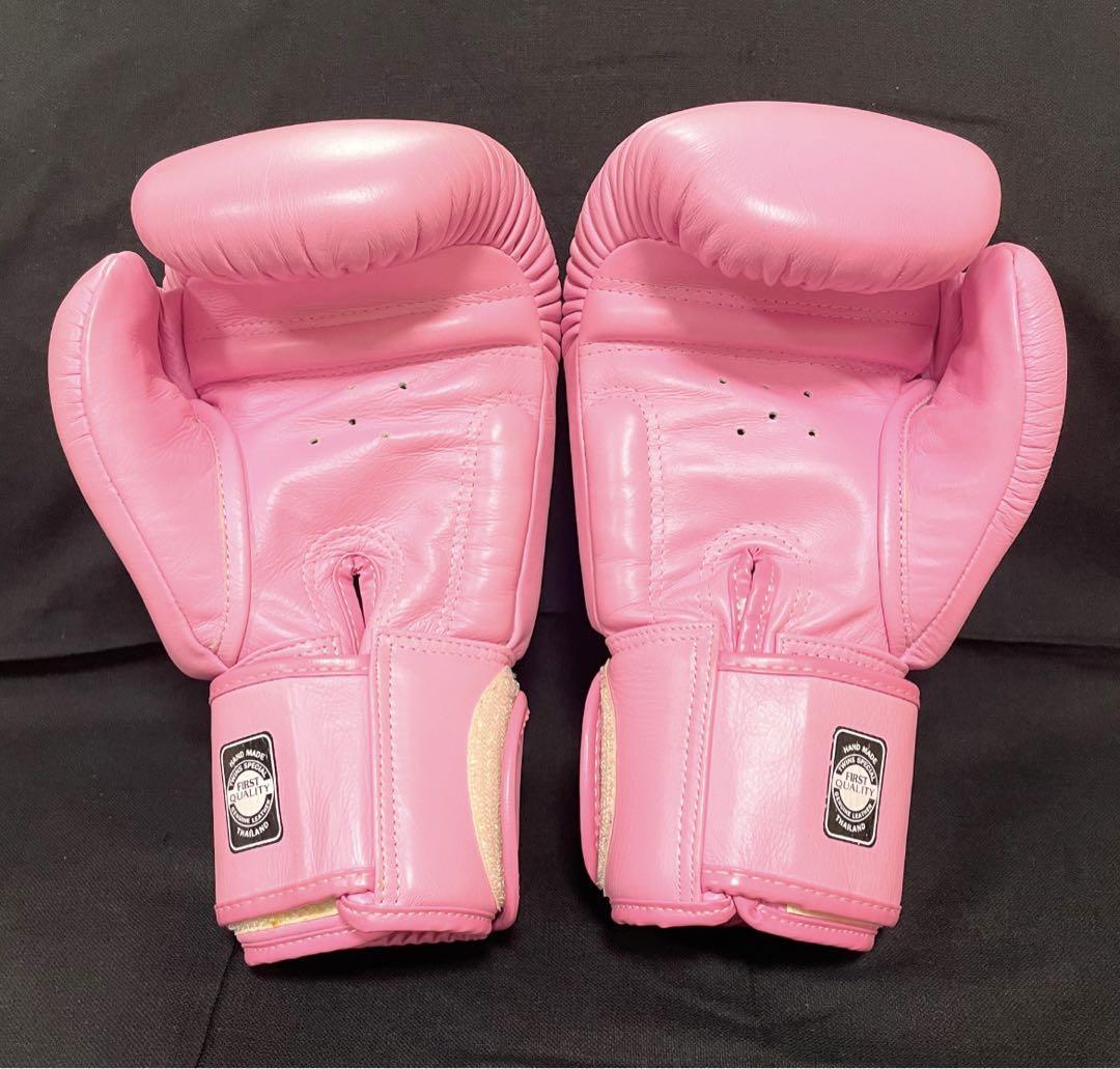 新品未使用 TWINS SPECIAL 本革ボクシンググローブ 10oz ピンク 新品未