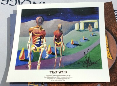 mtg プレイマット time walk サインド Chris Rahn サイン Time Walk