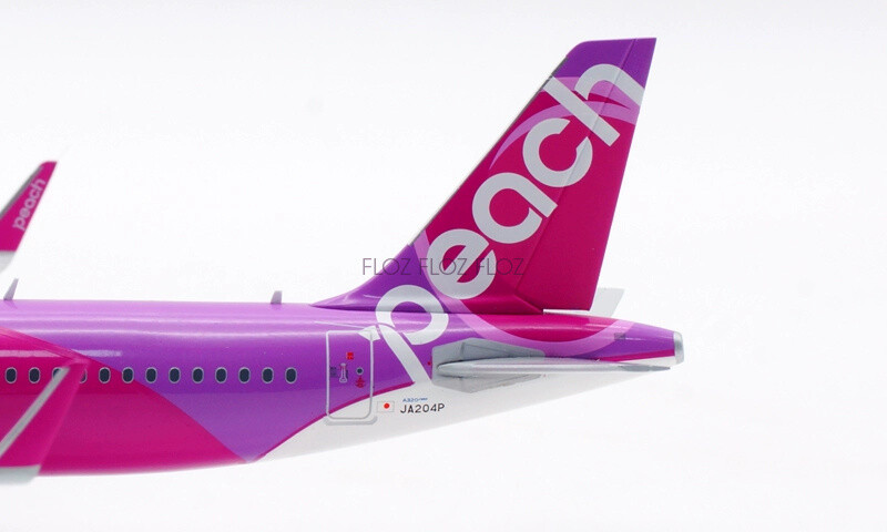 航空機・ヘリコプター Jfox 1/200 Peach Aviation A320neo JA206P Jfox