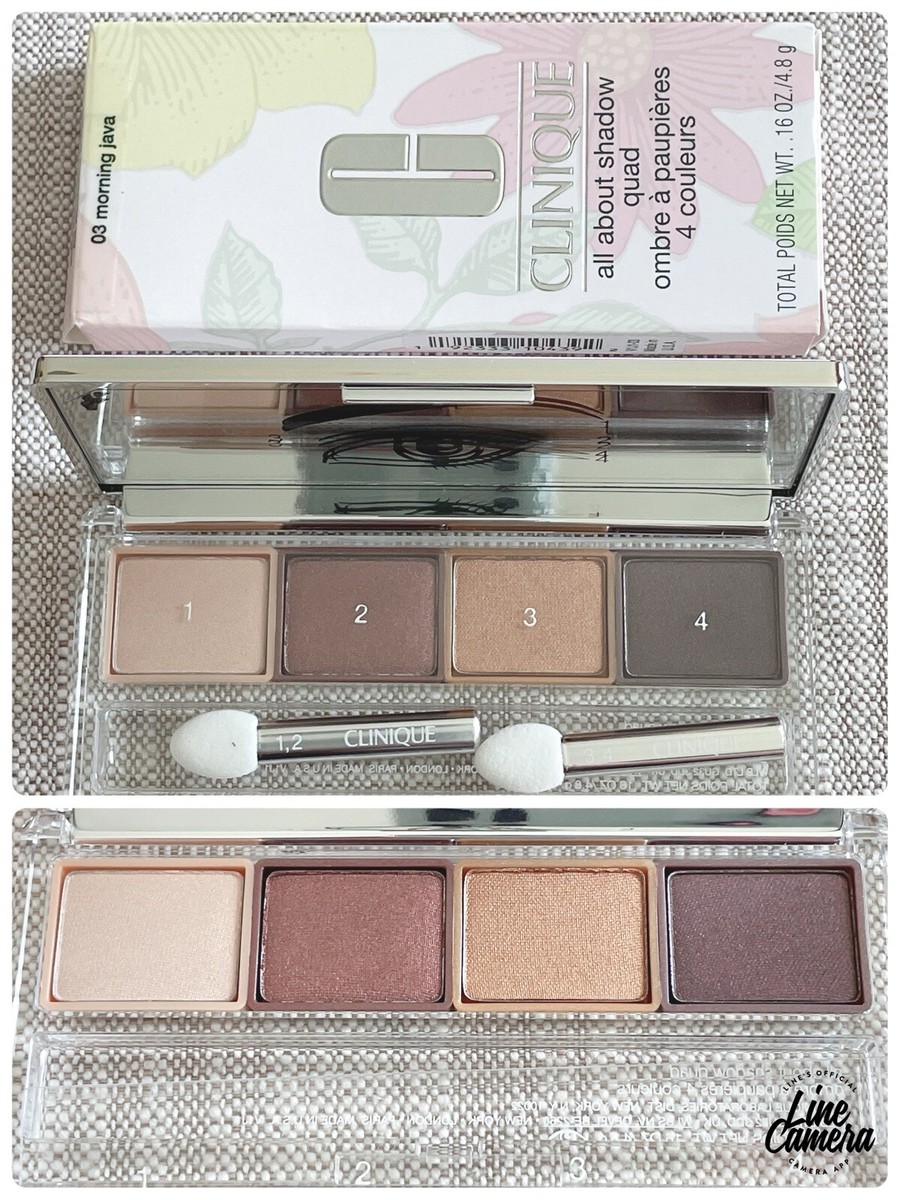 Clinique All About Eye Eyeshadow Quad, Morning Java, NIB $39 | eBay