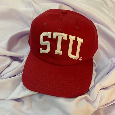 Stussy Stu Arch Strapback Cap - Red | eBay