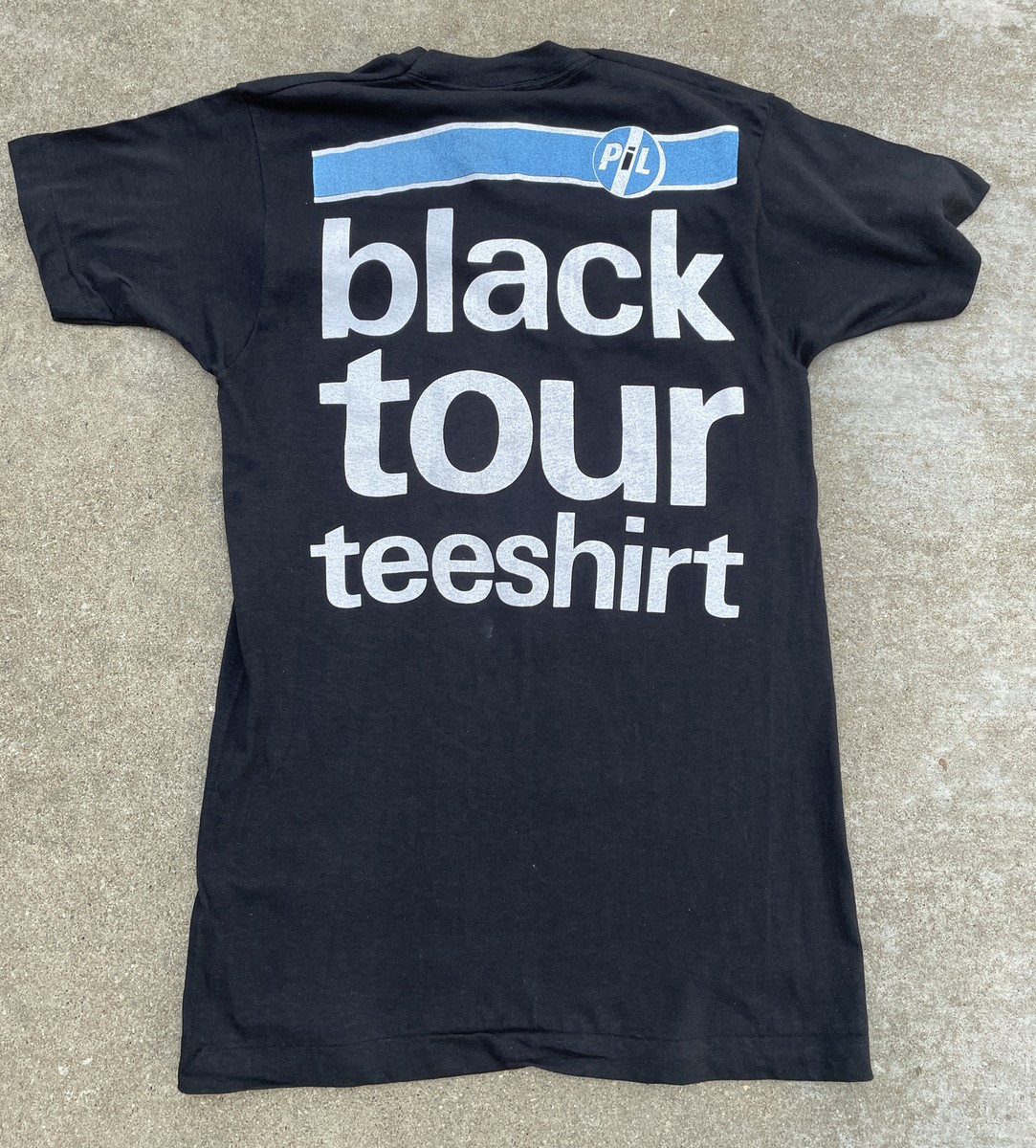 Vintage Public Image Ltd PIL Tour T Shirt John Lydon Johnny Rotten