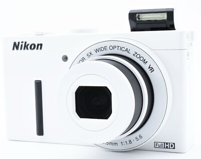 Nikon Coolpix P340 Compact Digital Camera | 3 in Screen | White
