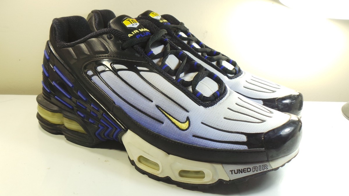 NIKE 2018 AIR MAX PLUS 3 III CJ9684 001 HYPER BLUE 10.5 FORCE 1