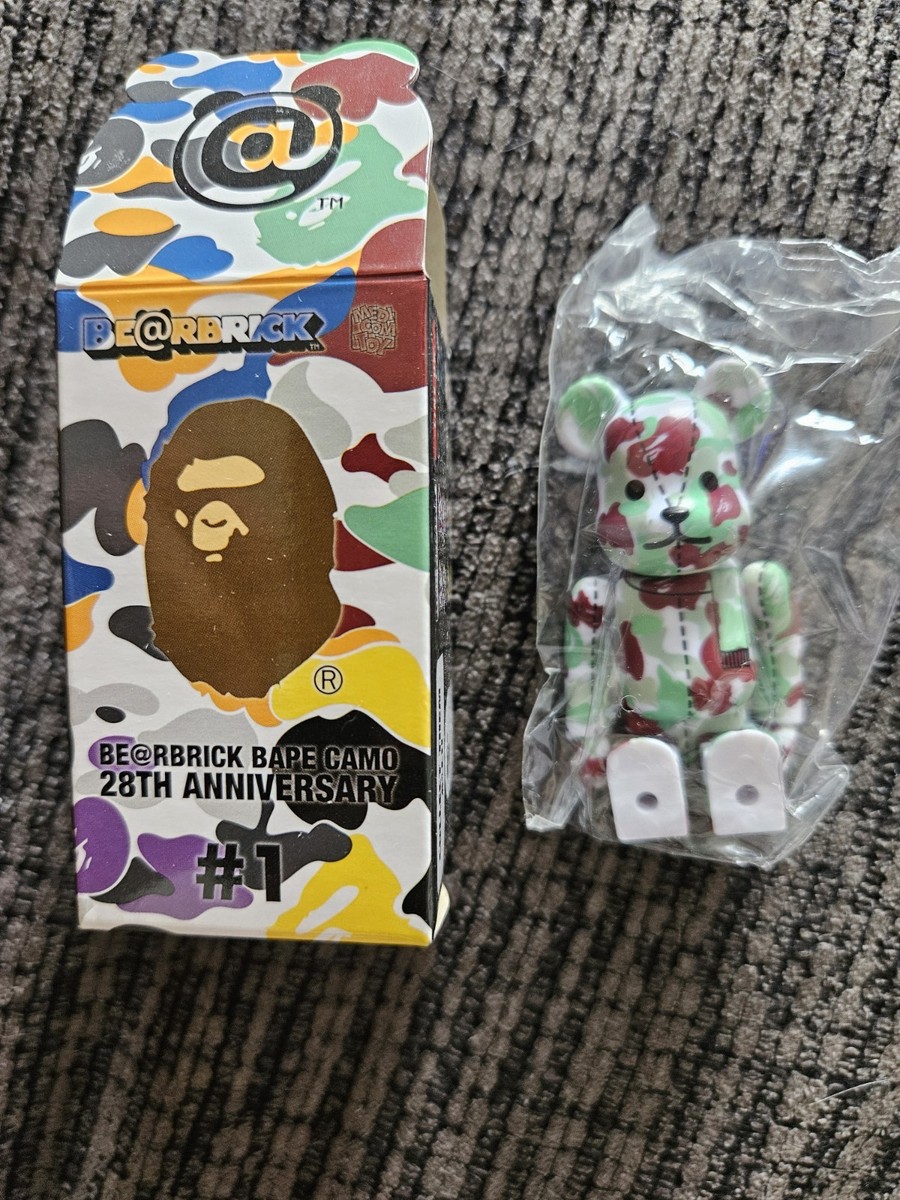 Bearbrick x Bape 28th Anniversary Camo #1 Medicom Toy | eBay