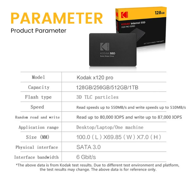 Kodak X120 PRO SSD Drive HDD 2.5 Hard Disk SSD 512GB HD SA | eBay