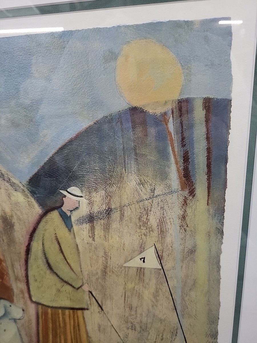 ポーラ・マッカードル シルクスクリーン画 （Family Outing） ポーラ