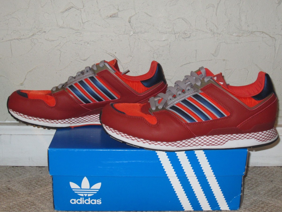 adidas ZXZ ADV Dark Orange Chili Deep Sea Size 10 EUC! Vintage