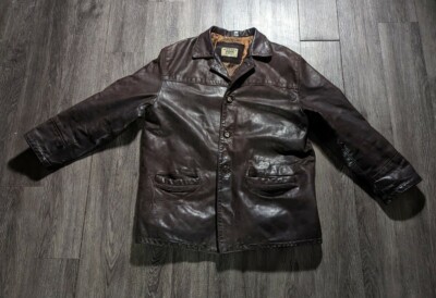 vintage 50s leather jacket ITALY