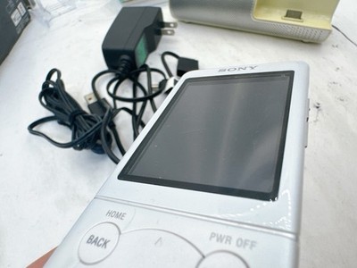 Sony Walkman NW-S774 8GB White Digital Media Player Bundle Speaker