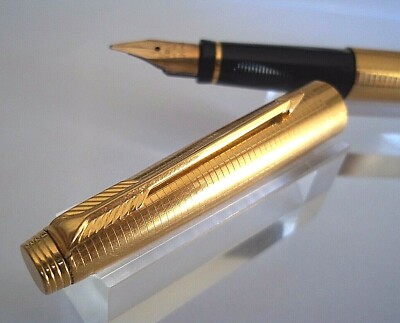 Magnificent And Rare Pen Fountain PARKER 75 14 K G.F Made IN USA