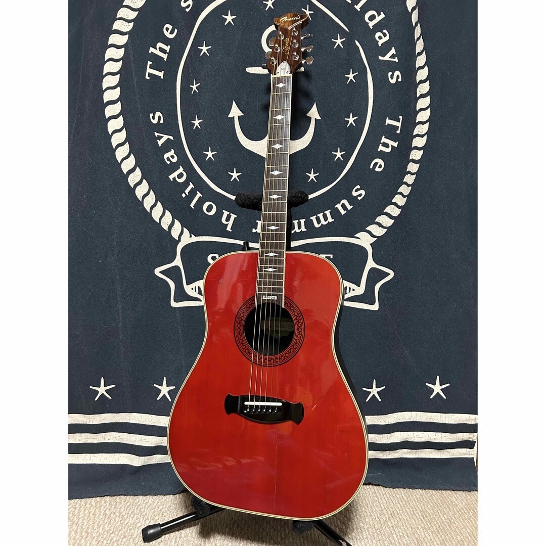 1981年Morris モーリストルネードXX エレアコ シースルーレッド 1981年