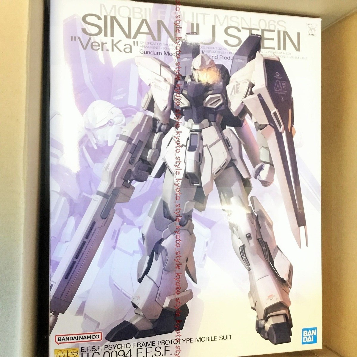Gundam UC 1/100 SINANJU STEIN Ver.Ka Mobile Suit MSN-06S Plastic