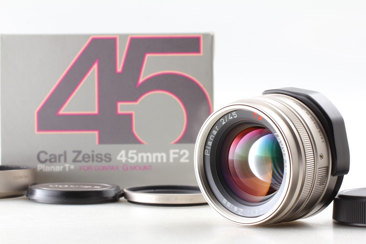 フィルムカメラ CONTAX G2 Planar 2/45 Sonnar 2.8/90 TLA フィルム