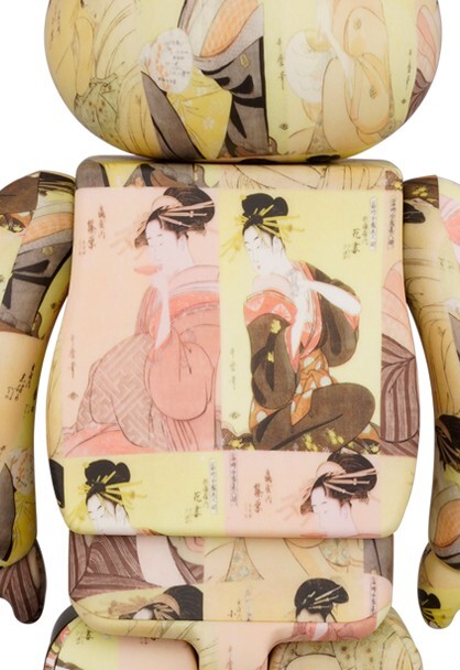 BE@RBRICK KITAGAWA UTAMARO Model 100 400 Medicom Toy The The
