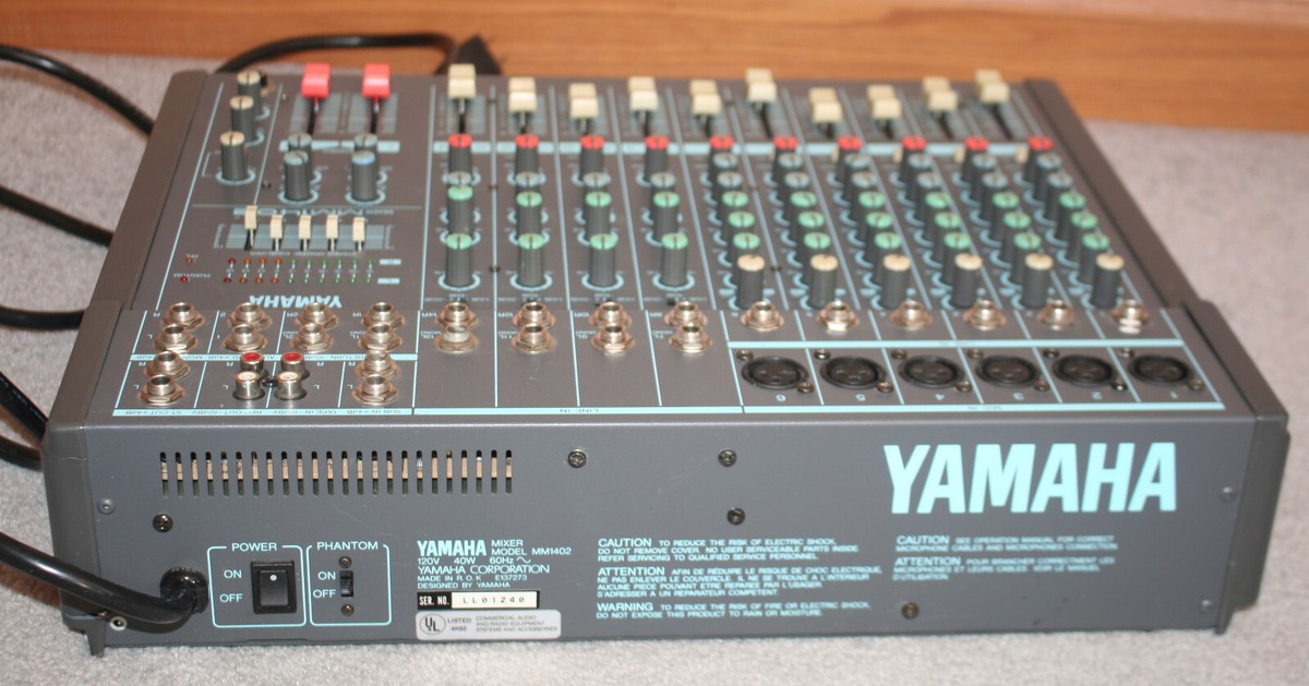 YAMAHA MM1402 アナログミキサー美品 YAMAHA MM1402 アナログミキサー