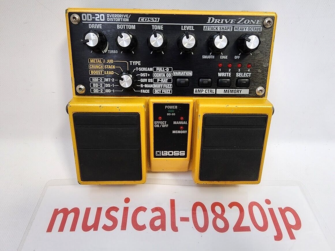 BOSS OD-20 DRIVE ZONE エフェクター BOSS - OD-20 | Drive Zone