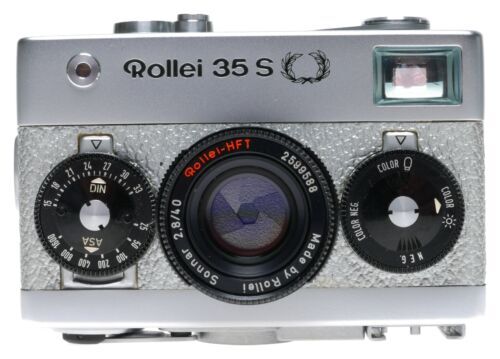 Rollei 35S - Vintage 35mm Film Camera - 40mm F/2.8 Lens - TESTED