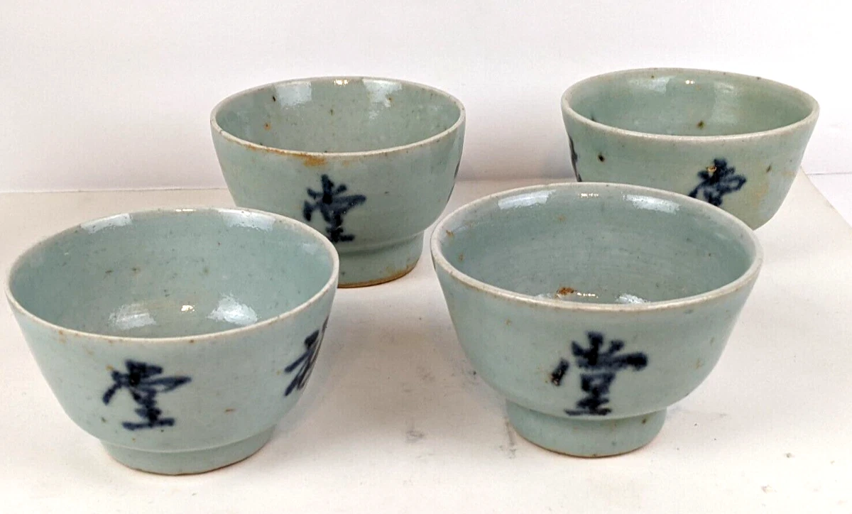 蓝色陶瓷1900-1940 中国古董碗| eBay