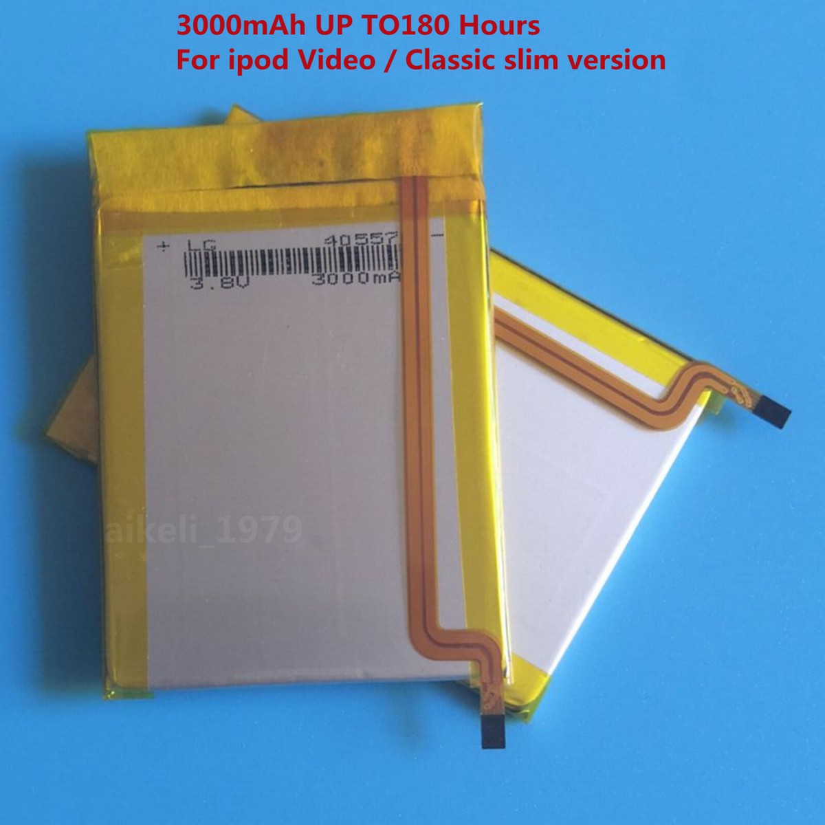 3000mAh Replacement Battery for iPod Video 5th 5.5 Gen 30GB Thin
