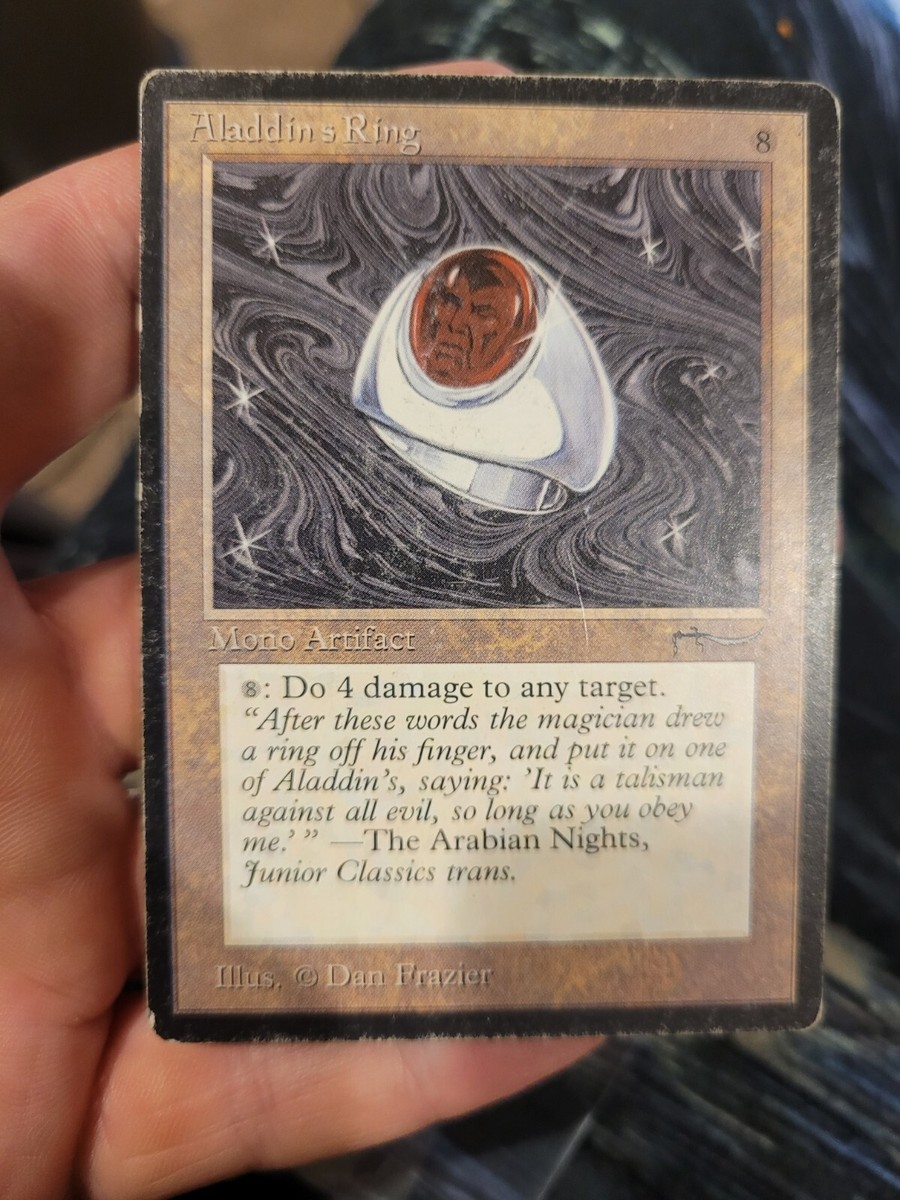 MTG Magic the Gathering - Aladdin's Ring - Arabian Nights | eBay
