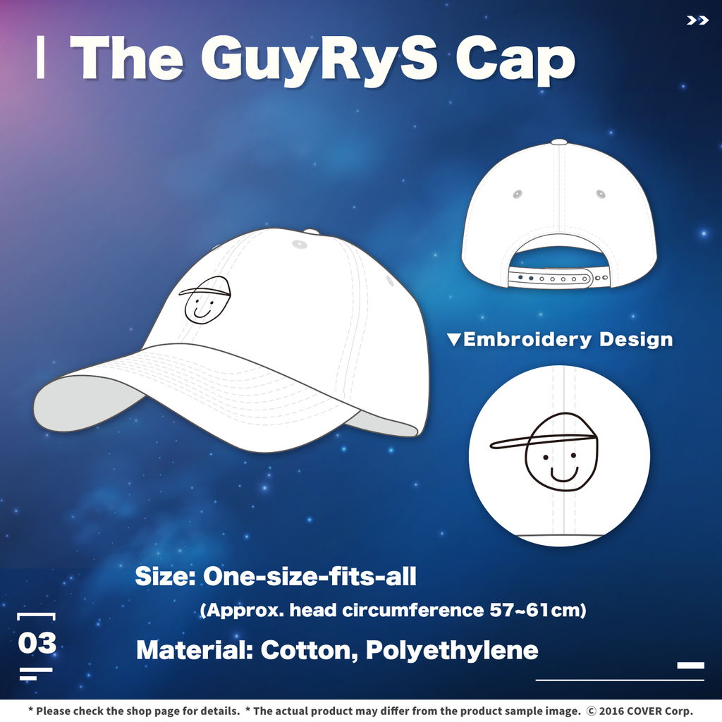 Hololive IRyS Birthday Celebration 2024 - The GuyRyS Cap | eBay