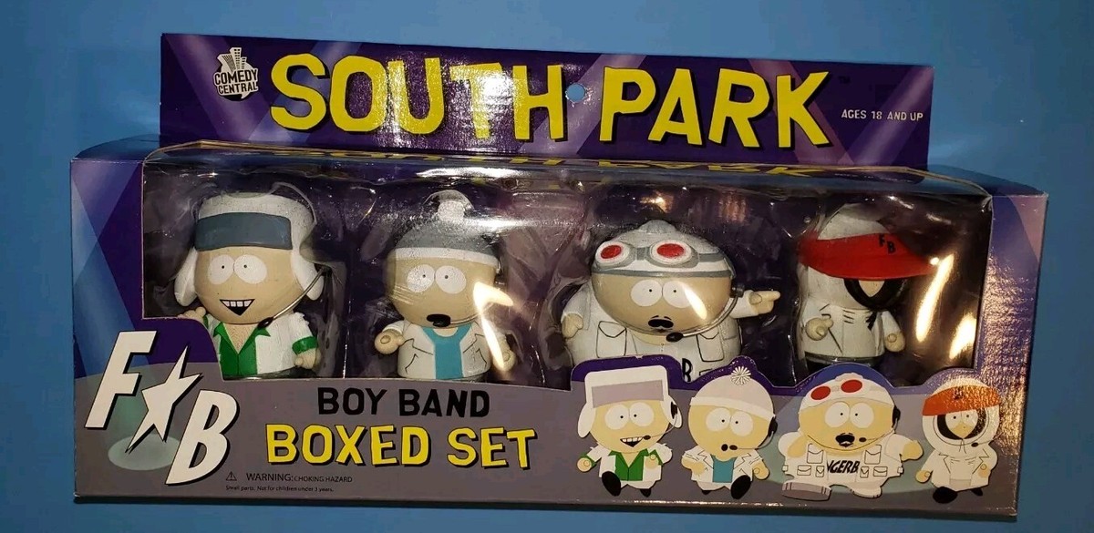 SOUTH PARK Boy Band Fingerbang Cartman, Stan, Kyle, Kenny Mezco