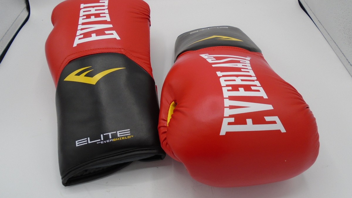 Everlast Elite Pro Style Training Gloves, Red, 14 oz | eBay