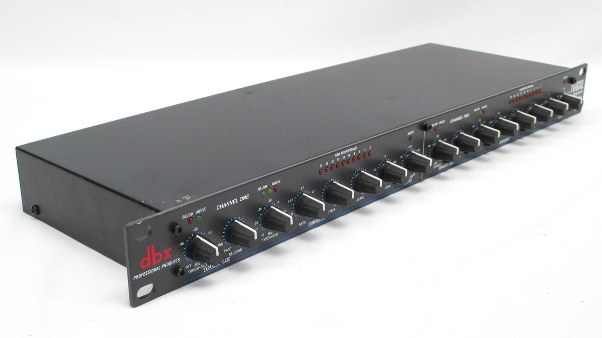 Rack Mount DBX 166XL Dual Channel Compressor Limiter Gate