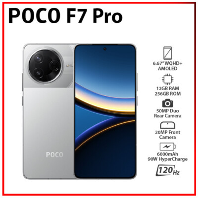 POCO F7 ホワイト 12GB RAM 256 ROM POCO F7 ホワイト 12GB RAM 256
