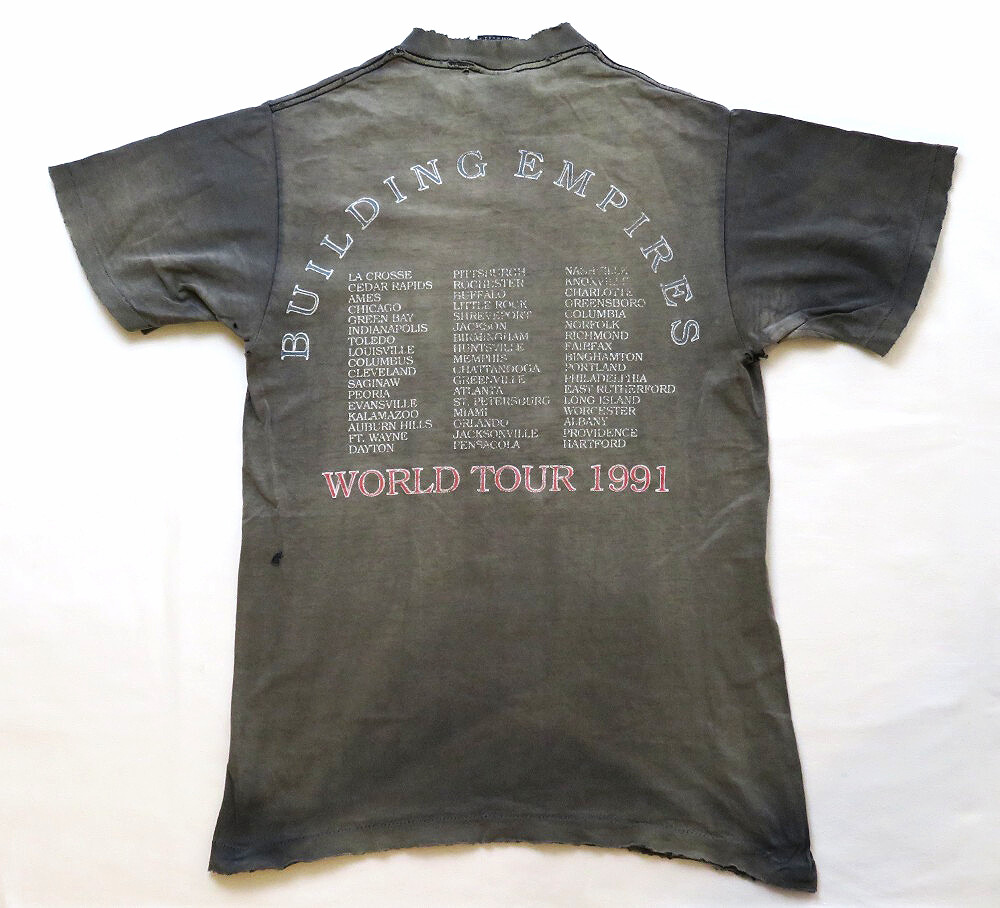 QUEENSRYCHEクイーンズライク 90-91年ワールドツアーTシャツ XL