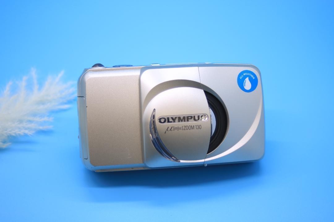 Olympus µ[mju:] Zoom 130 35mm Compact Film Camera - Fully Working