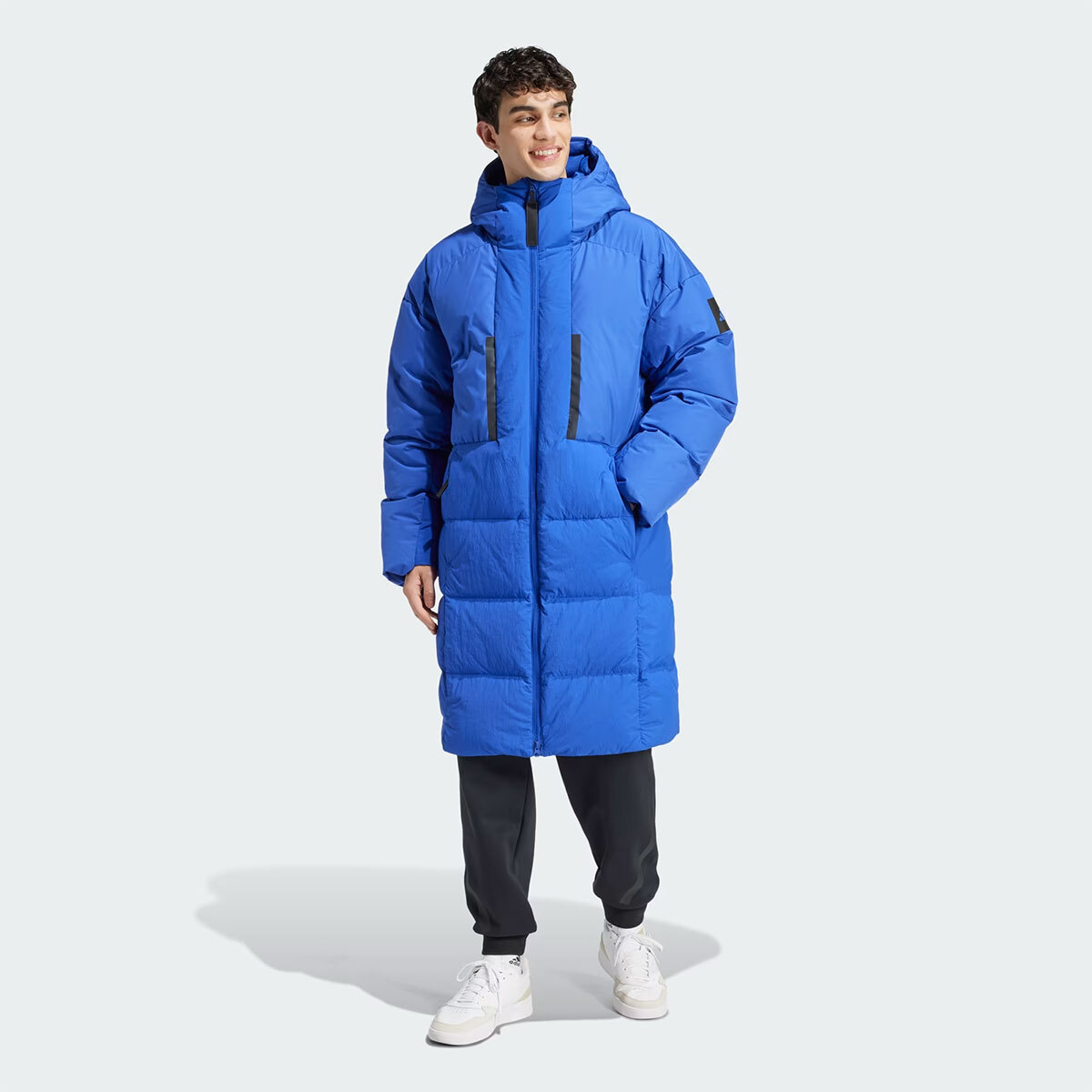 New Adidas Mens MYSHELTER DOWN PARKA JG1530 LUCID BLUE S-3XL ASIAN