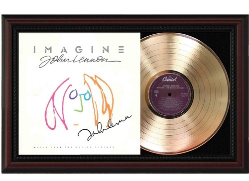 ジョンレノン Imagine 25周年記念ゴールドレコード 2409/9500 ジョン