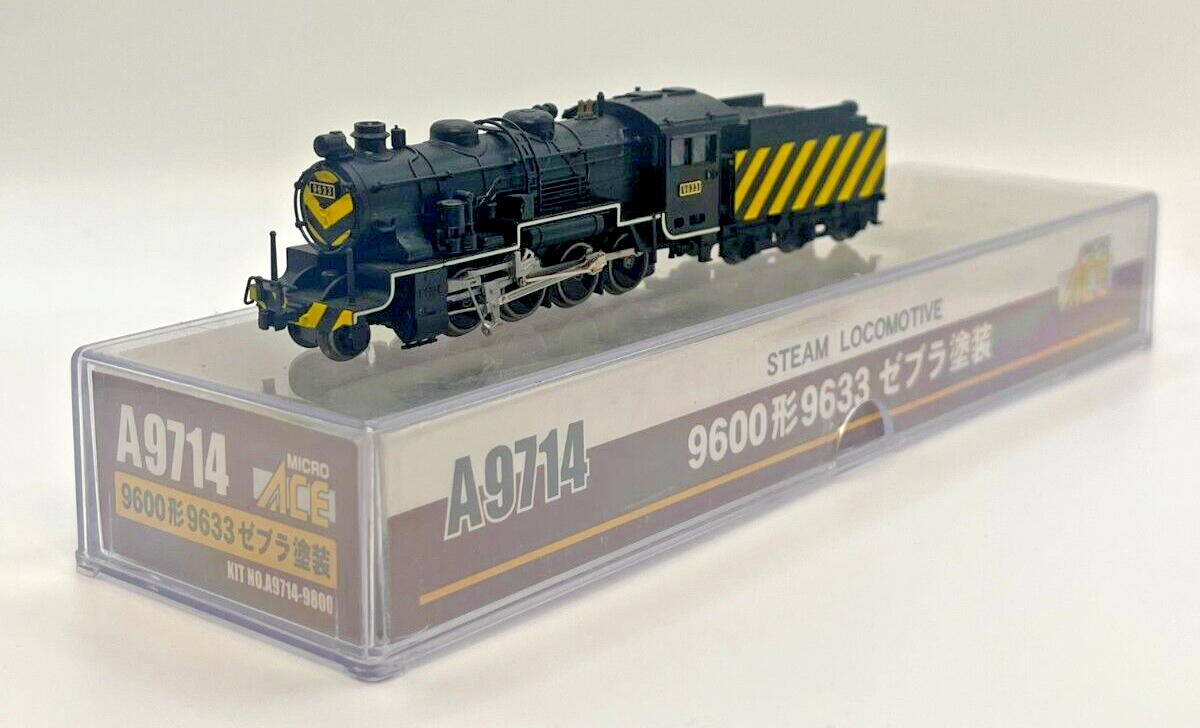 9600形9633 ゼブラ塗装 A9714 鉄道模型 蒸気機関車 ミニチュア 9600形