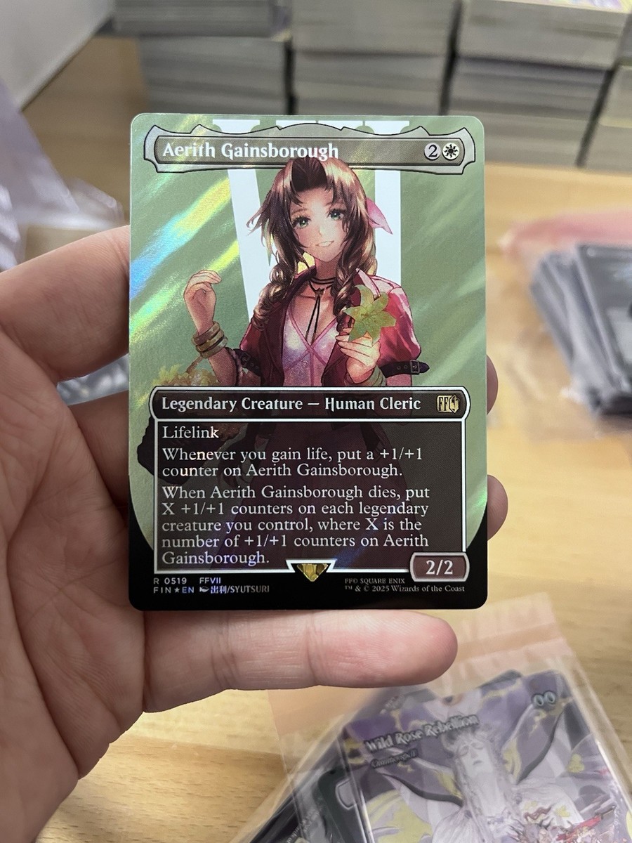 MTG foil 英語版 エアリス・ゲインズブール 拡張アート版 バンドル mtg