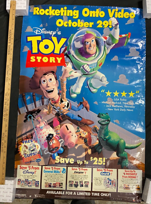 90s 当時物 TOY STORY UK版 ポスター パネル 90s 当時物 TOY STORY UK
