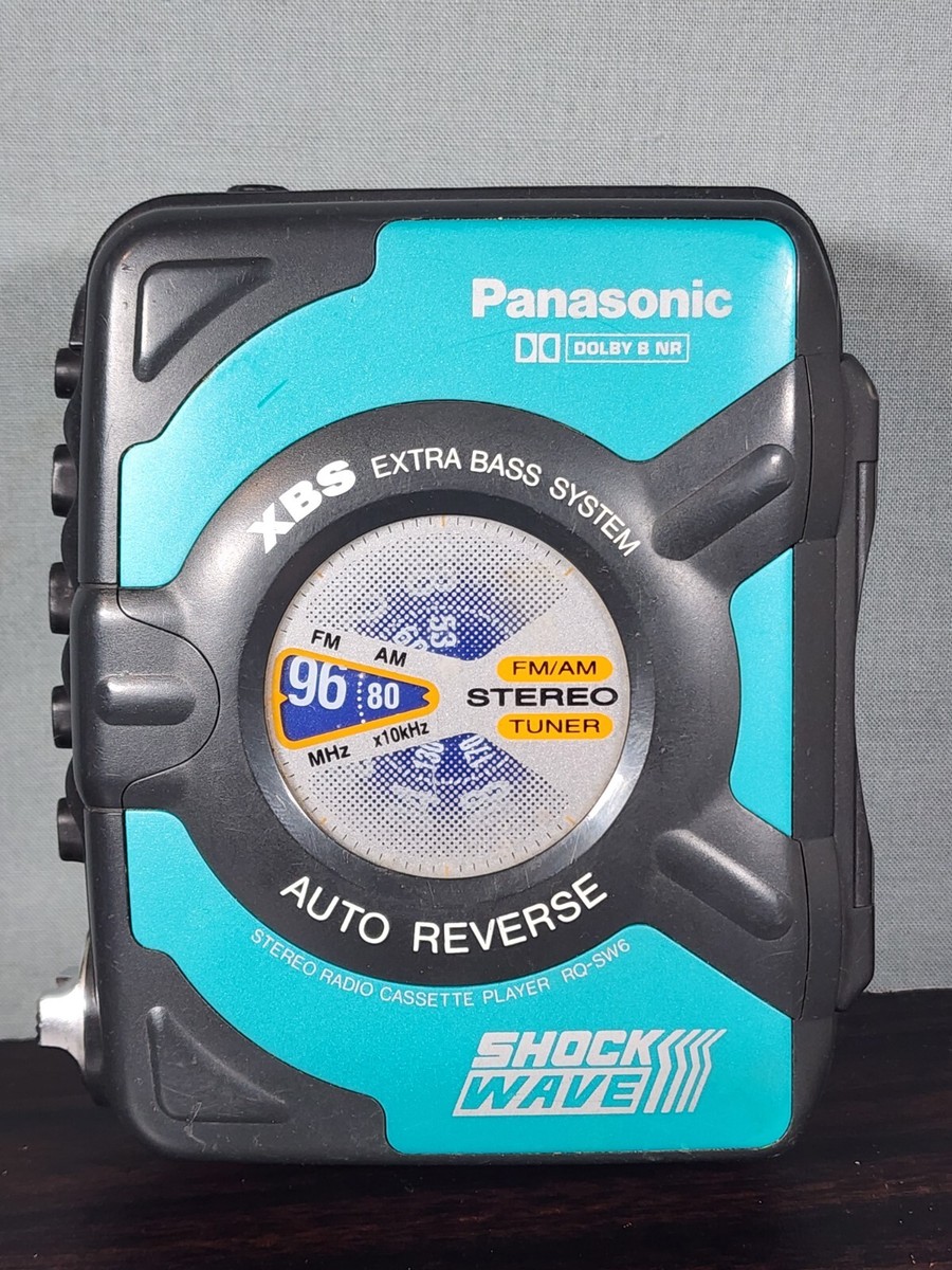 Panasonic Shockwave Stereo Radio Cassette Player RQ-SW6 Walkman