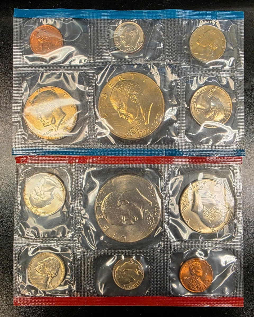 未曾流通1976 美国硬币铸币厂套装| eBay