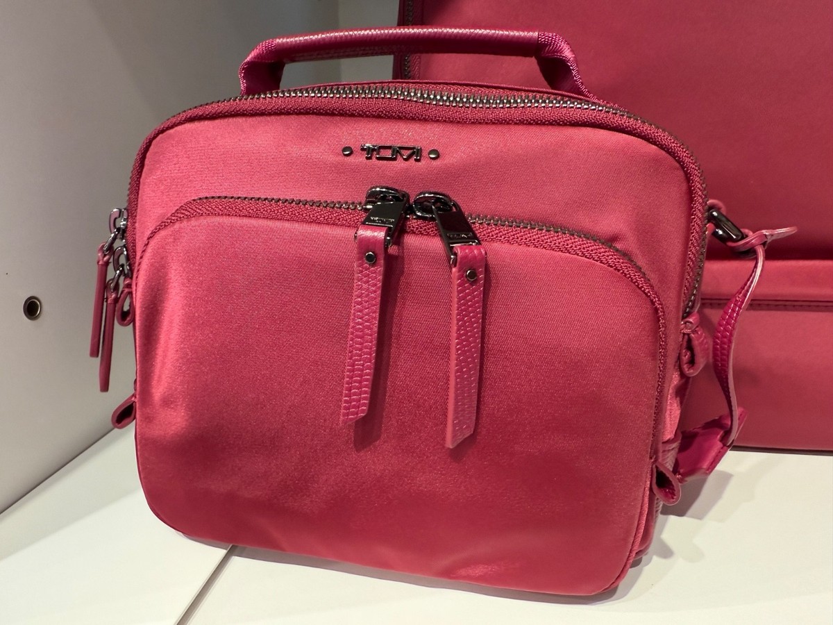 NEW Tumi Voyageur TAMY 8.25” Small Crossbody Clutch - DARK SHERRY