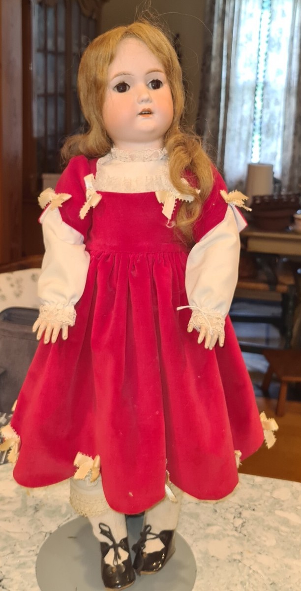 Antique Doll Simon Halbig CM Bergmann German Bisque 24