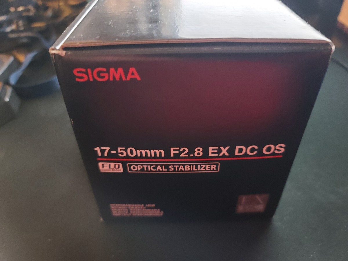 Sigma 17-50mm f/2.8 EX DC OS HSM Lens for Canon DSLRs w/APS-C