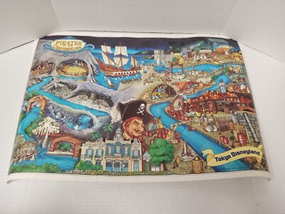 希少〉東京ディズニーランド マップ ポスター 1985年Productions 希少