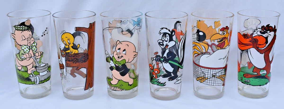 Warner Brothers Pepsi Glasses - LOONEY TUNES - Interaction Series
