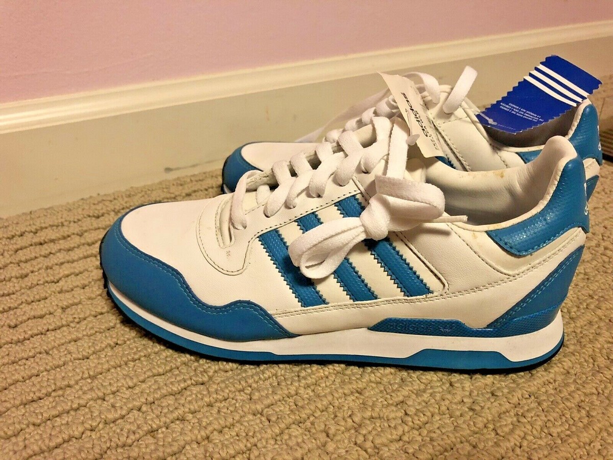 NEW Adidas Originals ZXZ Lea WLB White/Blue Retro Running Shoes