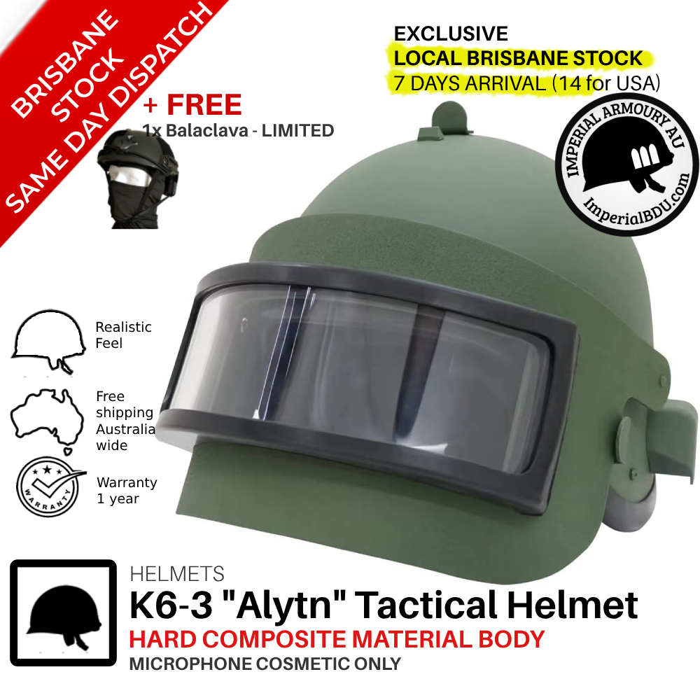 Russian K6-3 Tactical Helmet Altyn + Metal Visor FREE🚚SHIPPING