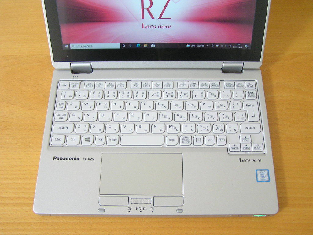 Panasonic Let's note CF-RZ6 ジャンク品 起動確認済み Panasonic