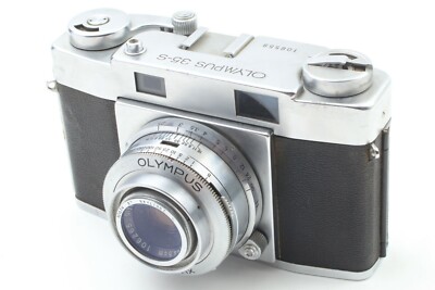 As-Is】Olympus 35-S Rangefinder Film Camera D zuiko 45mm f/3.5
