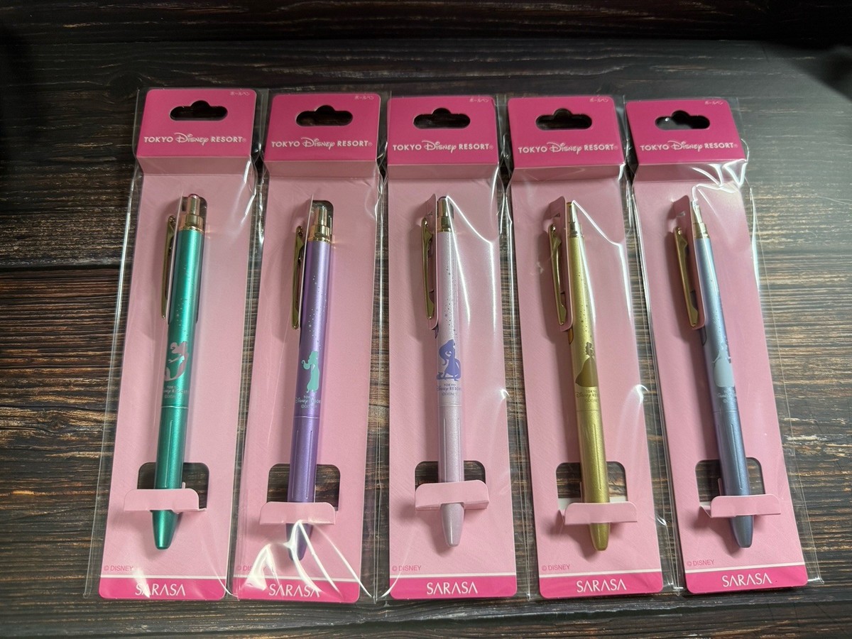 Tokyo Disney Resorts Princess ballpoint pen Set Of 5 ZEBRA SARASA