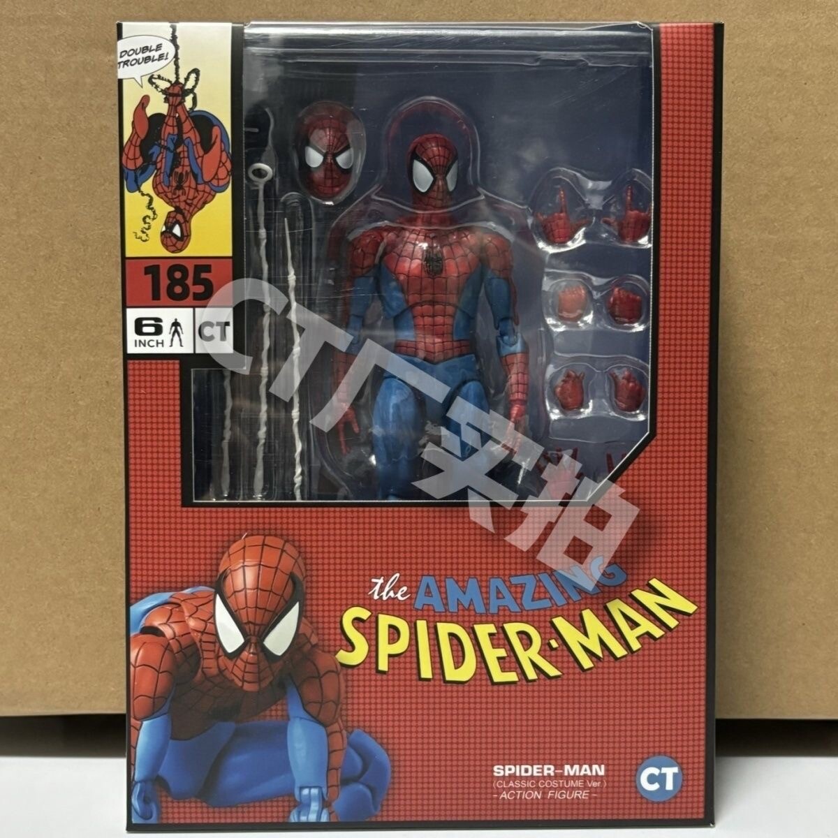 In Stock CT Toys MAFEX No.185 Spider-Man CLASSIC COSTUME Ver. 1/12
